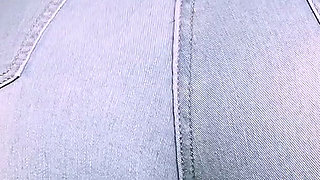 Tight Jeans Ass Worship & JOI - Mesmerizing Close-up Booty Tease