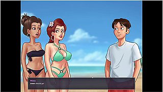 Anon Went To The Bikini Contest To See Roxxy(18+) - Summertime Saga Gameplay Part1