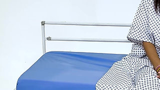 Latex Medical Play: Latina in Restraints, Gagged and Made to Orgasm (4k + Bts)