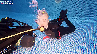 Hogtied & Breathless: Underwater Scuba Tease