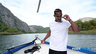 Busty Babe Anissa Kate Invites BBC Captain Back For No Strings Interracial Threesome GP3195