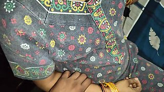 Steaming Indian wifey petting wood in her hooters and get jizz flow