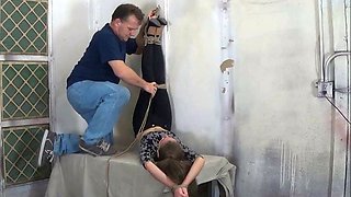 Fetish strapon femdoms cumshot fucking bdsm victim