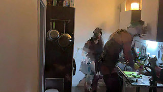 Kitchen Fisting Frenzy - Mature Sluts Stretched Wide Open