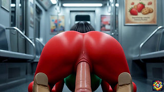 Secret Metro Romance - AI Hentai ASMR