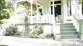 Glamorous brunette Lela Star nicely rammed in her lovely poses