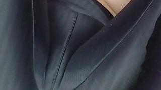 Latina Doing Oiled Footjob Wearing Shiny High Heels on Her Sexy Feet