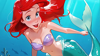 Little Mermaid Ariel Gangbang