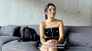 This LATINA TEEN had her first ORGASM