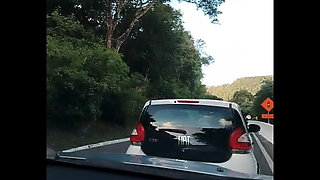 I Took My Fiery Stepmother for a Walk on the Highway, and She Went in a Transparent Outfit