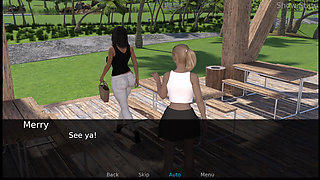 Project hot wife - playing with jenny's boobs outdoor