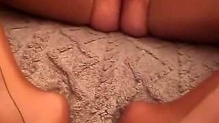 Gold Crotchless Tights & Bound Tits - Julie Cums Hard with Powerful Vibrator Climax 001-soft-v-005-pussy-climax