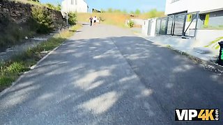 Vip4k. hot teen una pixie is hardcore and showing her boobs and cunt in front of her boyfriend