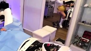 Med-Fet, Latex Nurse Needs Sample Collection FemDom