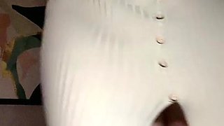 Curvy brunette teases during sensual solo striptease and masturbation streaming