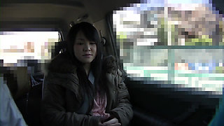 Shy Japanese teen enjoying sex and creampie