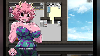The pink ass slut shows off her huge tits and slutty bodies Mina - hentai gameplays