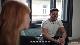 Lilly Mays and Cherrycandles Lesbian Threesome with Coworker