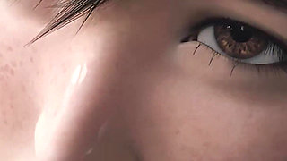 Yuffie Kisaragi Big Dick Sloppy Blowjob - Deep & Messy 3D Animation