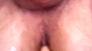 Sitting on the Toilet Seat and Jerking off My Little Cock Until Orgasm Comes, so Shoot