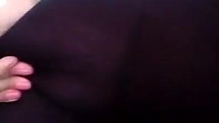 Wet Look Front Tight Leggings Ass Tease