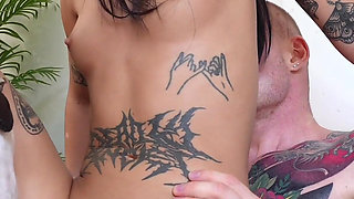 Innocent Young Wife Takes Hard DP & Anal Creampie From Hubby and Ex-boyfriend to Choose the Better Cock!