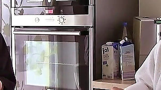 Lia, Alex & Stepfather - Cum Trash Can & Handjob