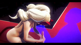 Persona 5 Hentai - Ann Takamari Handjob and Blowjob - Japanese Asian Manga Anime Film Game Porn