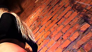 Monika Fox Anal Rides On Gigant Dildo With Big Prolapse &