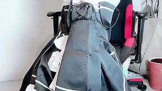 Crossdressing Rem (Re:Zero) Anal Orgasm - Power Machine