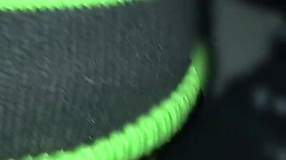 Mixed Lightskin Tattooed Chick Car Head