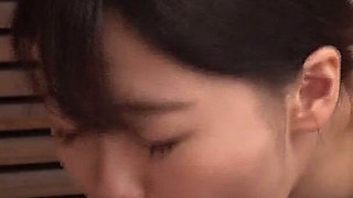 Innocent Wife Ichika's Secret Hideout BJ & Wet Swallow in Gym Clothes