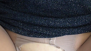An Office Meeting Ended with Hot Sex! Beige Tights, Doggystyle, Missionary, Cum on Feet.