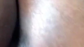 Ebony Stepdaughter Cumming so Hard on Her Dildo for Stepdad