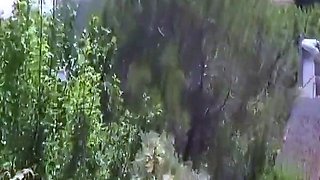 German Amateur Outdoor Creampie