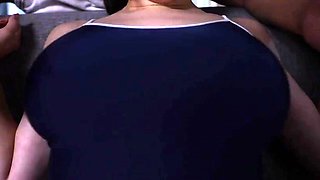 Cute Japanese teens plays with toys and cock