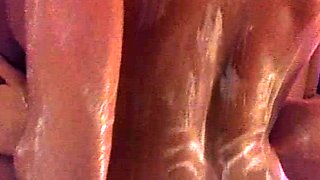 Blonde with Big Boobs Gives Blowjob to Her Dildo on Liv more