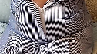 Naughty Nurse Julie - Bra Reveal & Teasing Huge Tits - 002-s-v-3-nurse-boobs