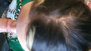 Amazing Blowjob Makes Her Cum 4 Times and Me Once