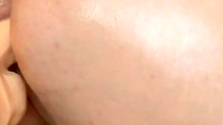 Honry Shygirl Plays in Her Bed with Big Dildo