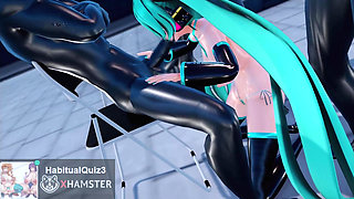 mmd r18 Hatsune Miku want to fuck blowjob big tits