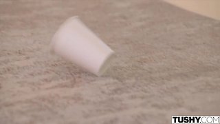 Sawyer Cassidy Anal Fuck - College Brunette Takes Big Cock in Her Tight Ass