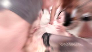 10on1 Triple anal Gangbang with Anna de Ville with Balls Deep