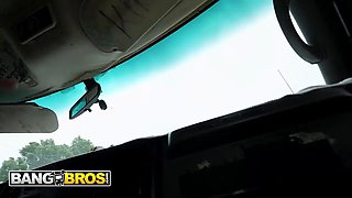 Bangbros - harper hill’s round bootie and blonde hair make for an never-to-be-forgotten bang bus rail