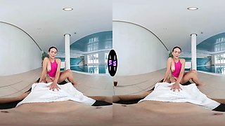 Naughty girlfriend drops swimsuit and demands hot jizz on her belly - tmwvrnet