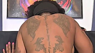 MILF Face Riding Ebony Babe Drained His BBC