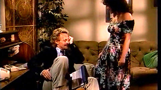 Young Beatiful Brunette Secretary Seduces the Doctor and Eats All His Cum