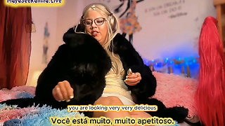 Steaming Hot JOI with Brazilian MILF BBW Goddess in Gold