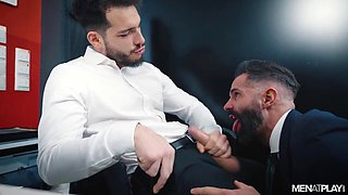 Gay Receptionist Blowjob