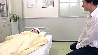 Super cute asian teen caught fingering on her bed